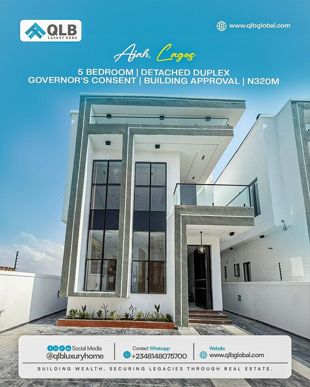 Lagos Luxury: 5-Bed Poolside Haven in Ajah