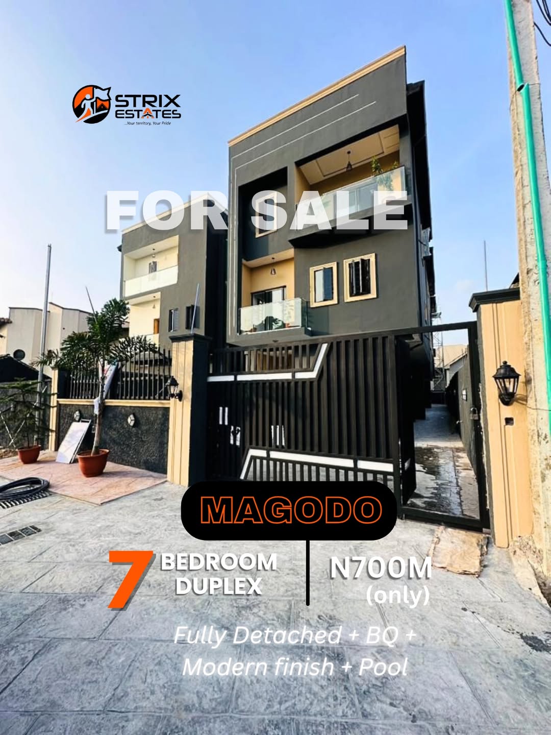Spacious 7-Bedroom Oasis with Pool in Magodo