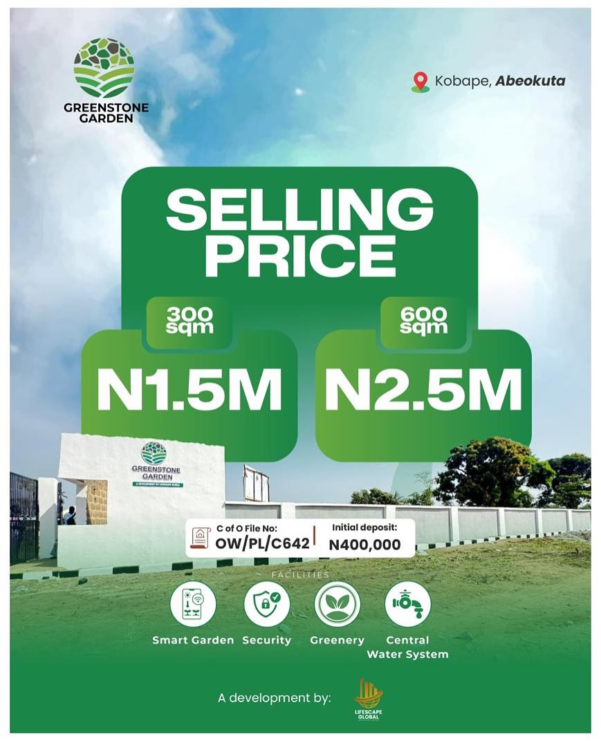 Secure Your Eco-Haven Near Dapo Estate