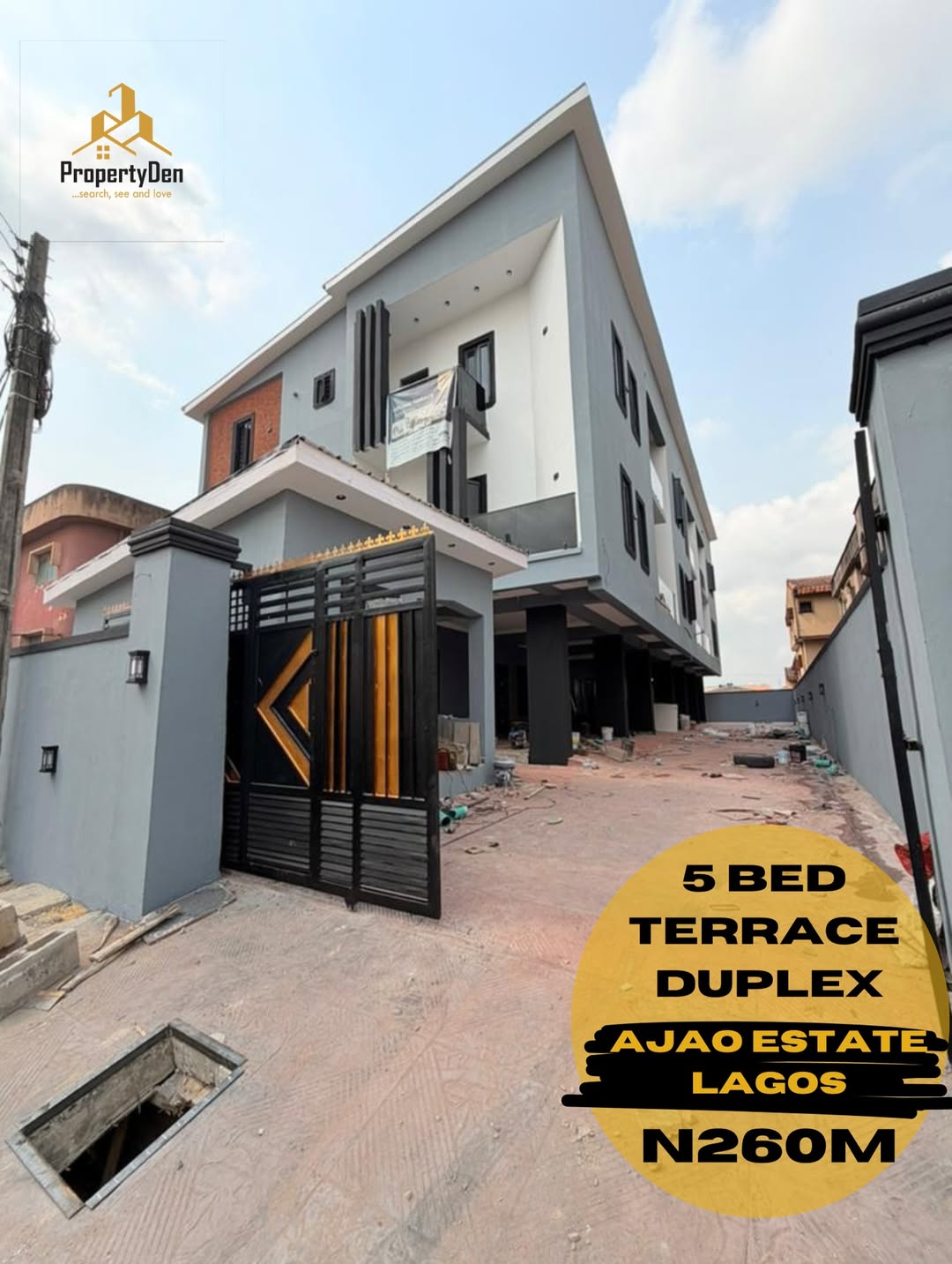 Elegant 5-Bed Duplex with BQ in Prime Ajao Estate