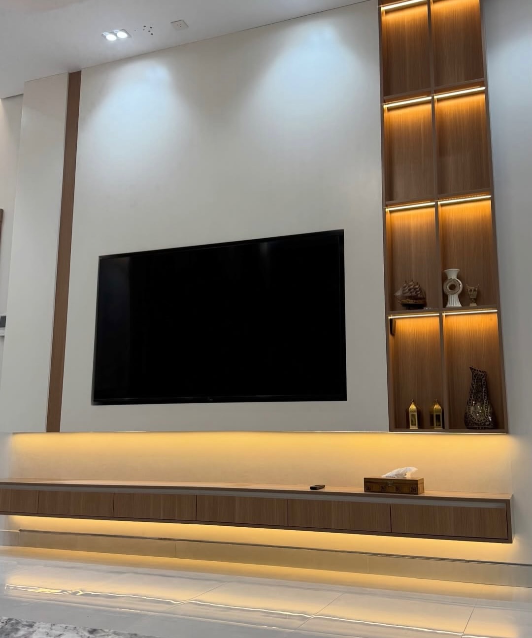 Custom TV Console: Beauty Meets Function