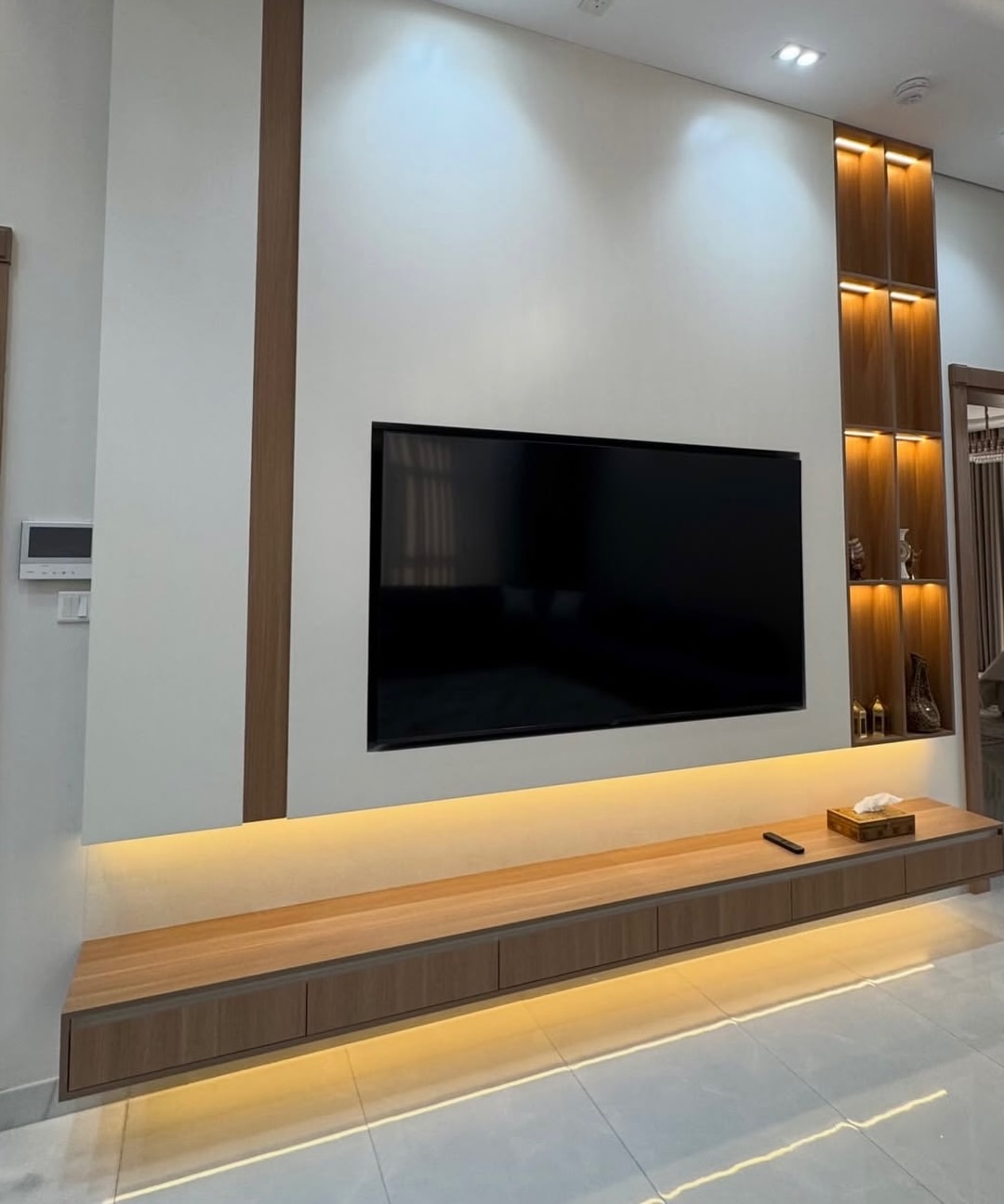Custom TV Console: Beauty Meets Function