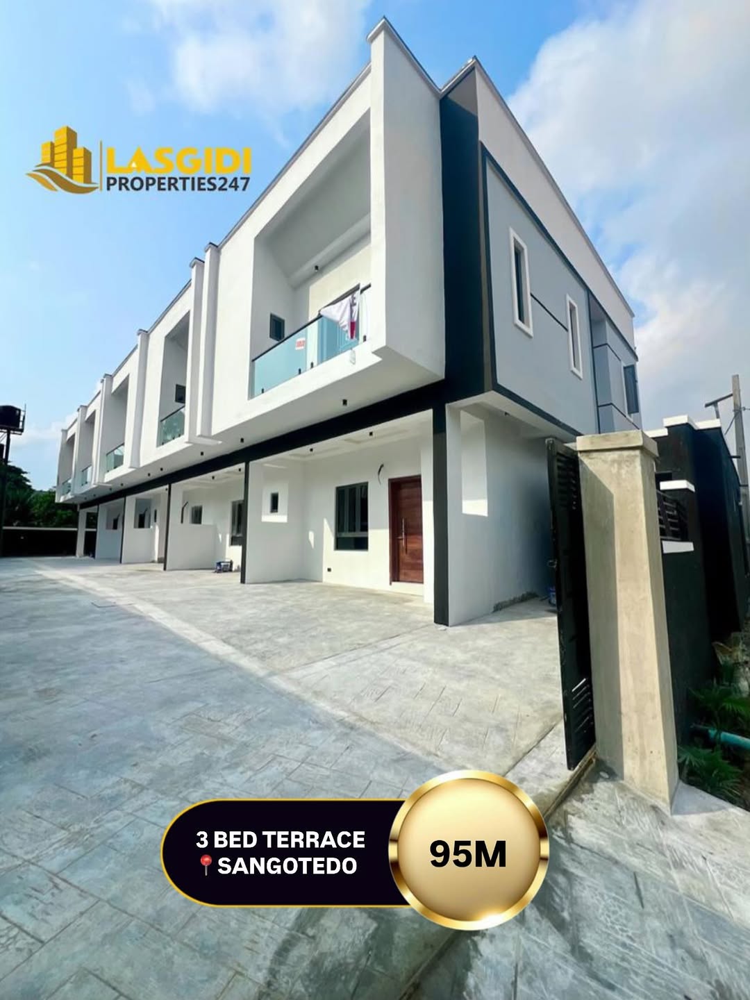 Serene 3-Bed Terrace Duplex with Walk-In Closets