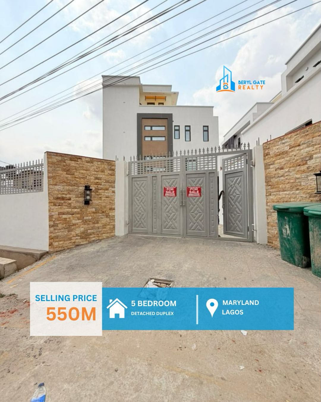 Elegant 5-Bedroom Dulex with Pool in Maryland