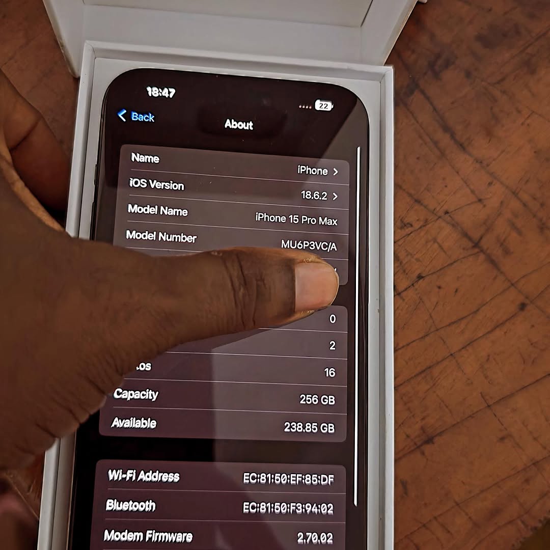 Unlock Her Joy: 256GB iPhone 15 Pro Max, 86% Battery, Premium & Ready