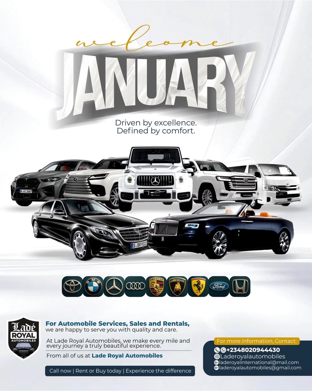 Drive Differently. Arrive Distinguished.