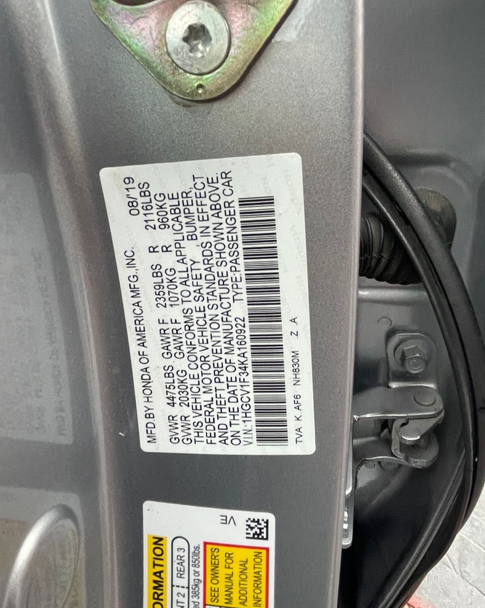 2020 Honda Accord Sport: Luxury & Power, 27M Naira