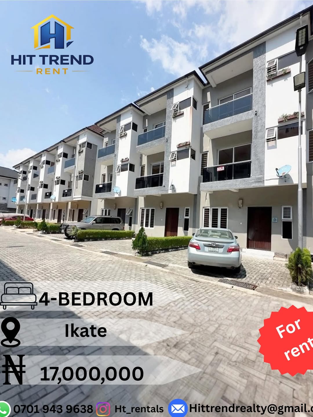 Stunning 4-Bedroom Terrace Home in Prime Ikate