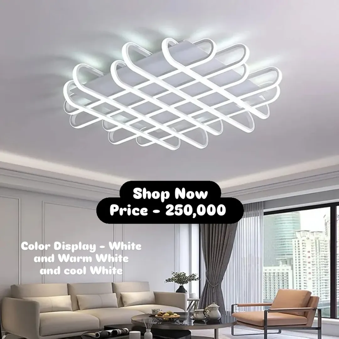 Golden Glow: Modern Acrylic LED Lamp