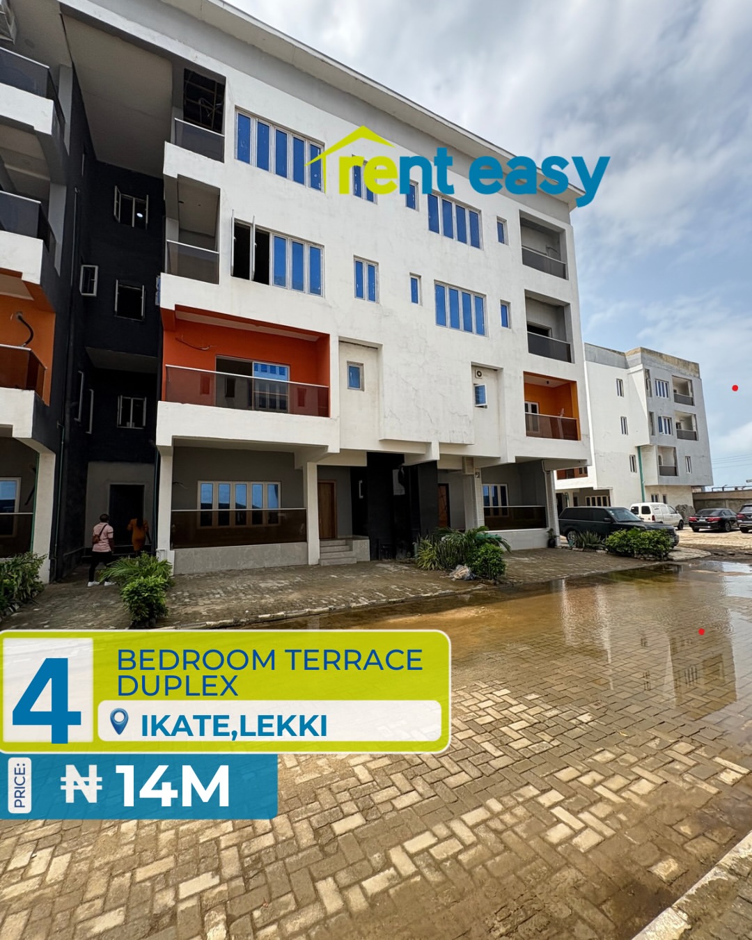Stunning 4-Bed Terrace Duplex in Gated Ikate Estate