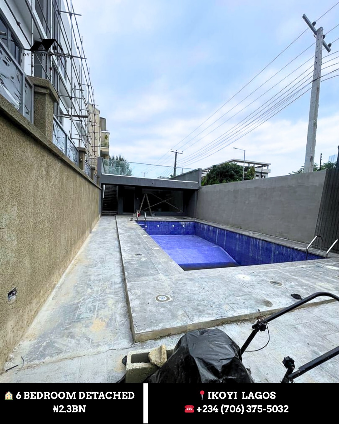 6-Bed Ikoyi Estate Gem with Resort-Style Pool & Gym