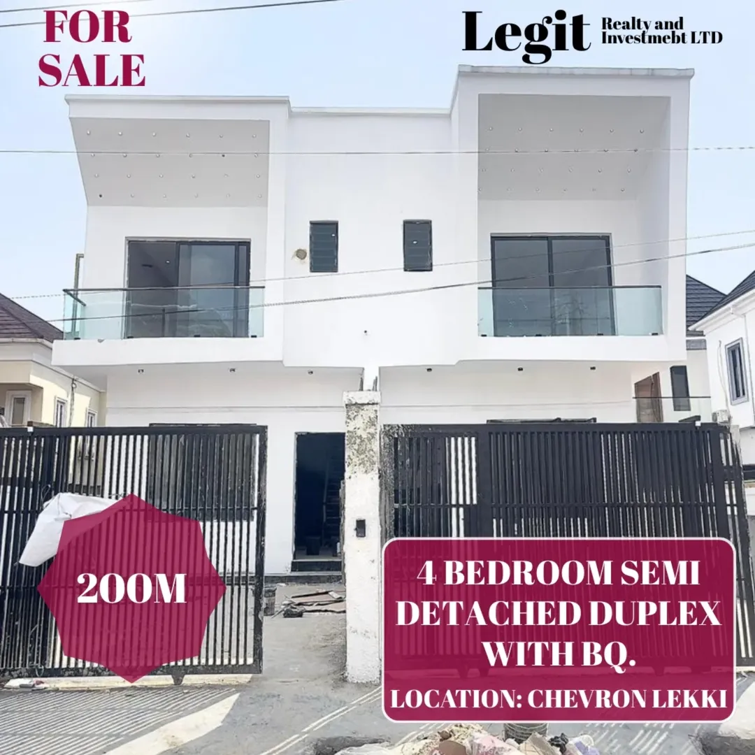 Chevron’s Smart 4-Bed Duplex with BQ & Luxury Finishes