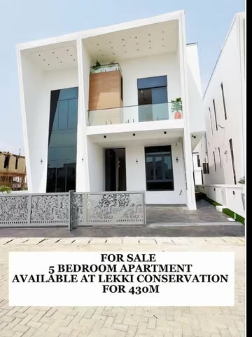 Lekki’s Newest 5-Bed Terrace Duplex Awaits