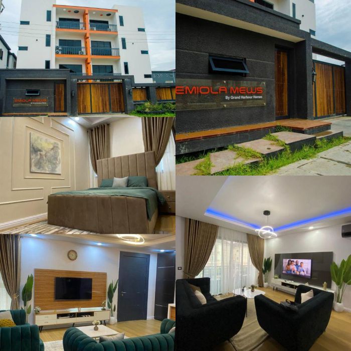 Luxury 2-Bed Shortlet with Rooftop & Gym in Ikate