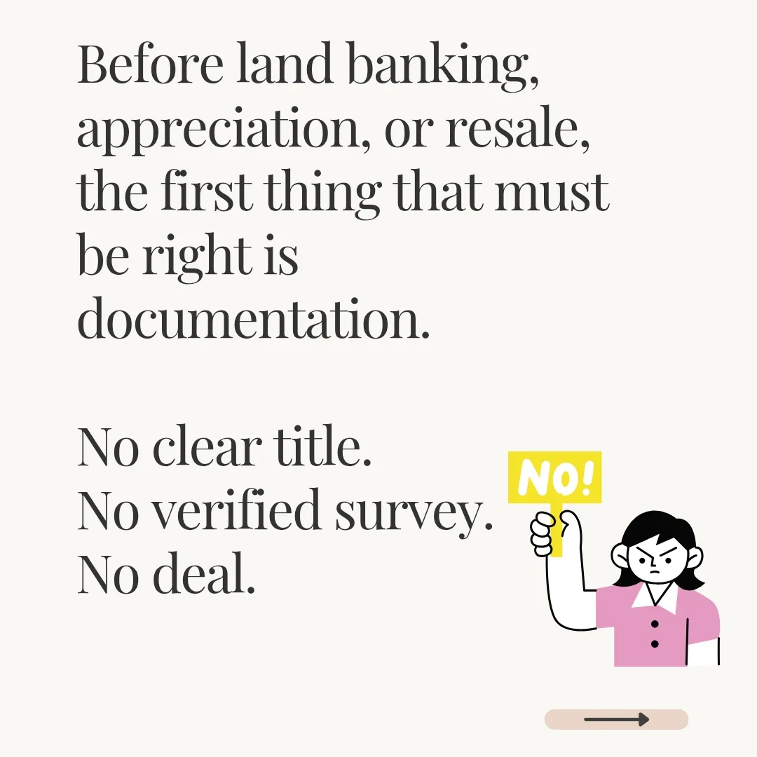 Invest with Confidence: Fully Documented Land for Secure Banking