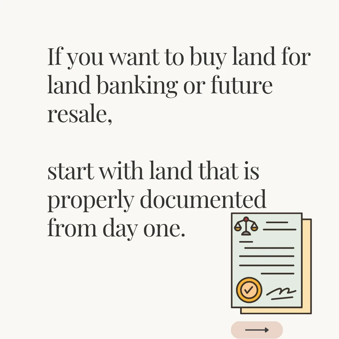 Invest with Confidence: Fully Documented Land for Secure Banking