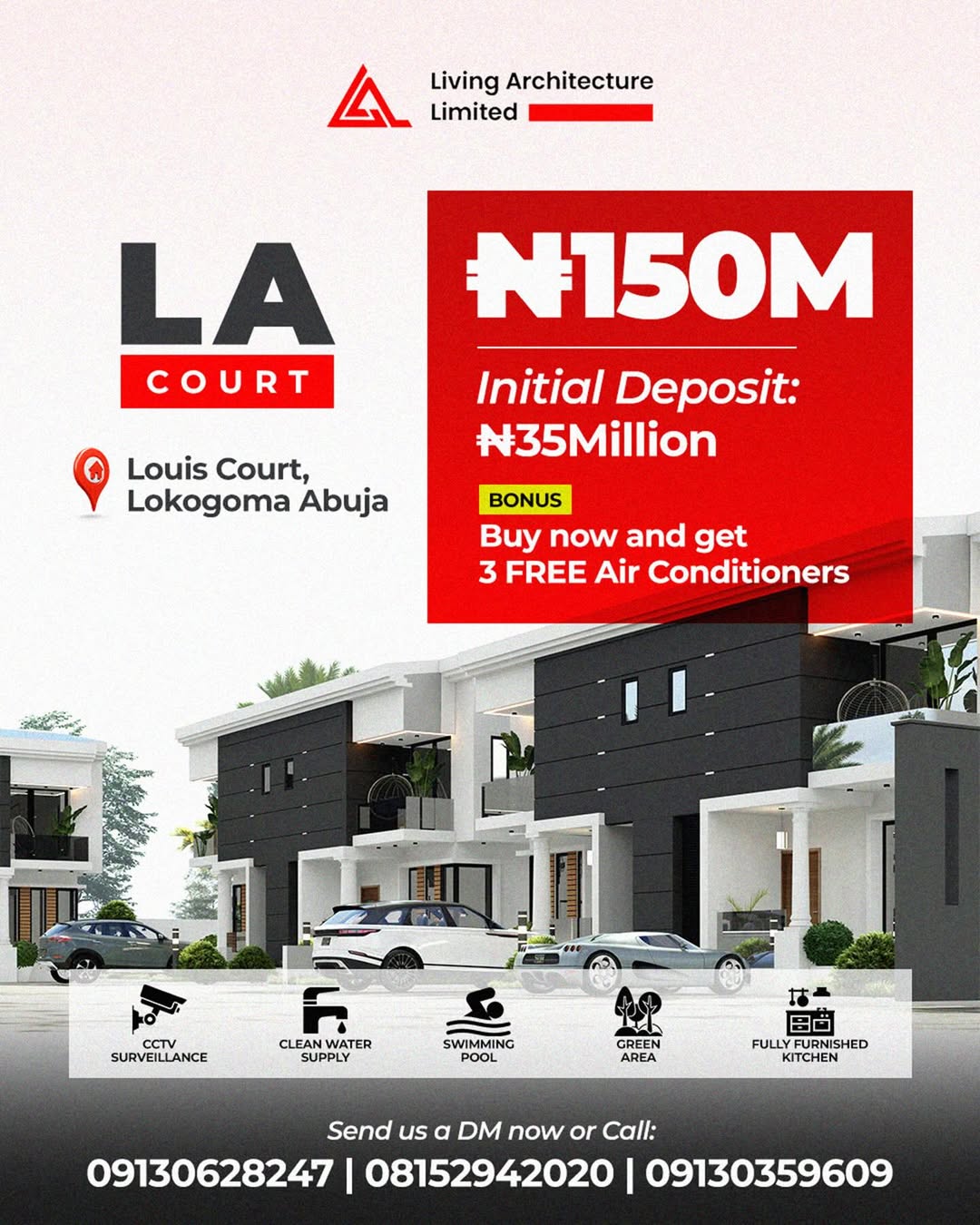 Live Smarter in Abuja’s Secure, Serviced LA Court Haven