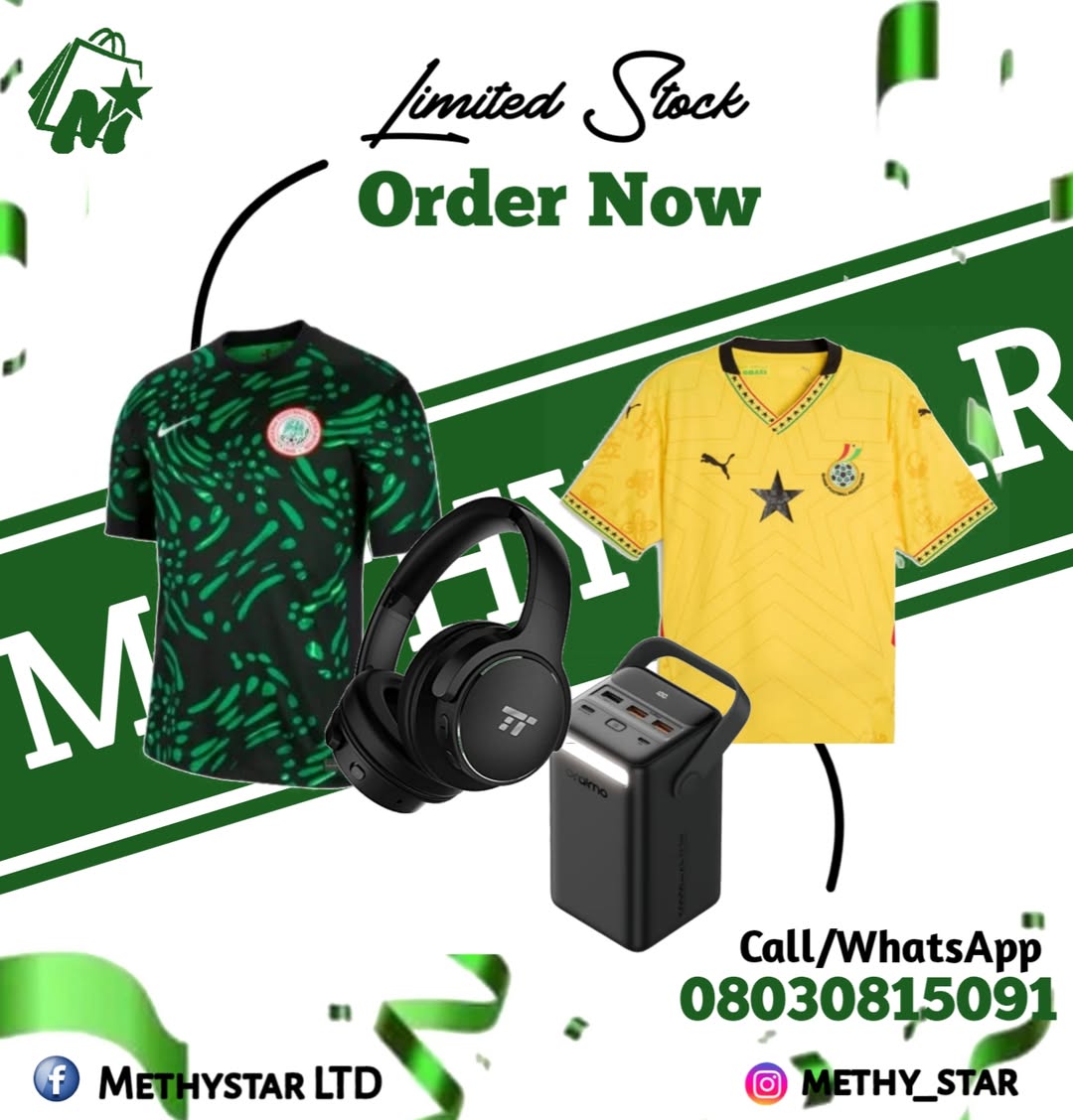 LIMITED STOCK: Grab AFCON Jerseys & Latest Gadgets Now! ⚡