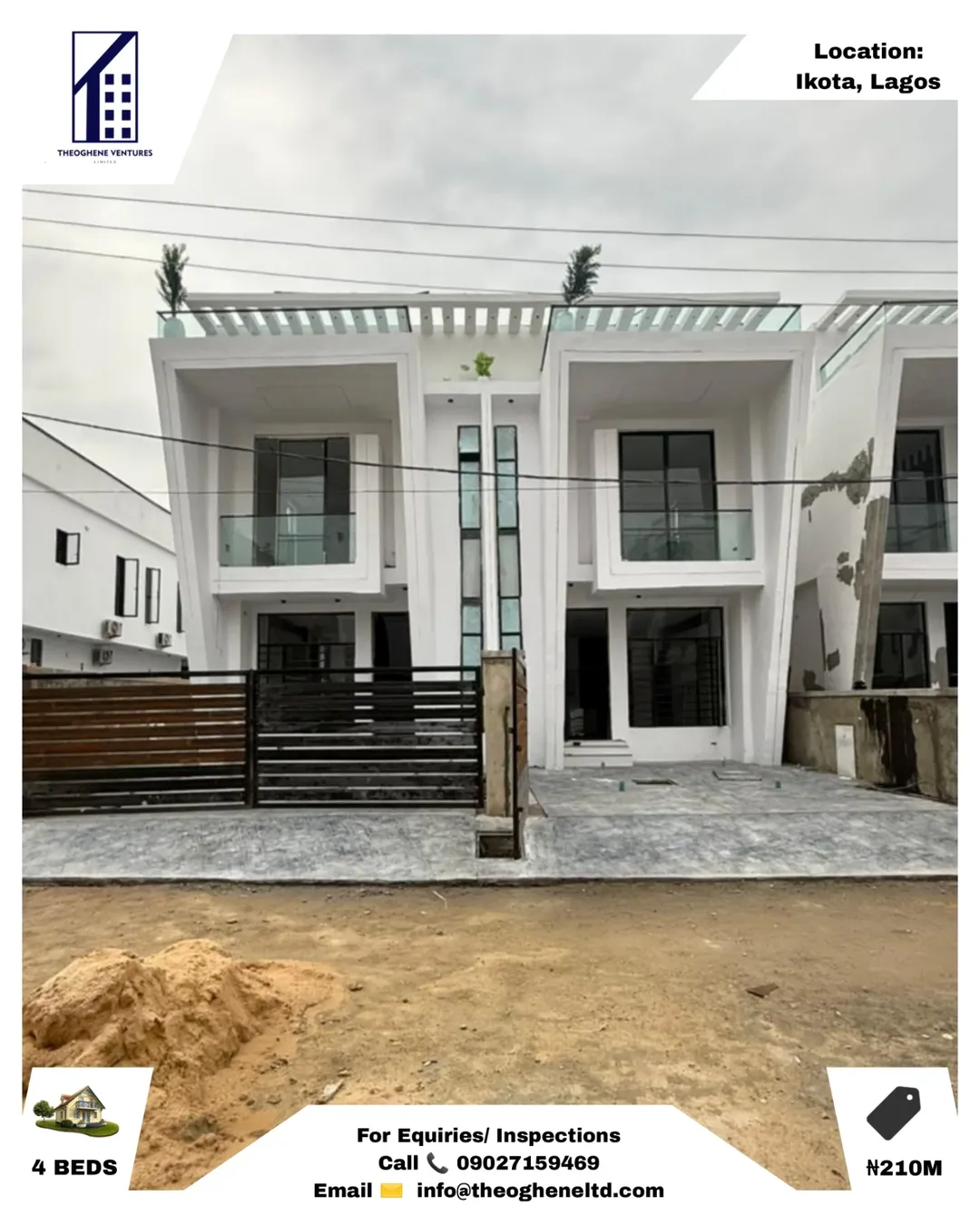Spacious 4-Bedroom Duplex in Secure Ikota