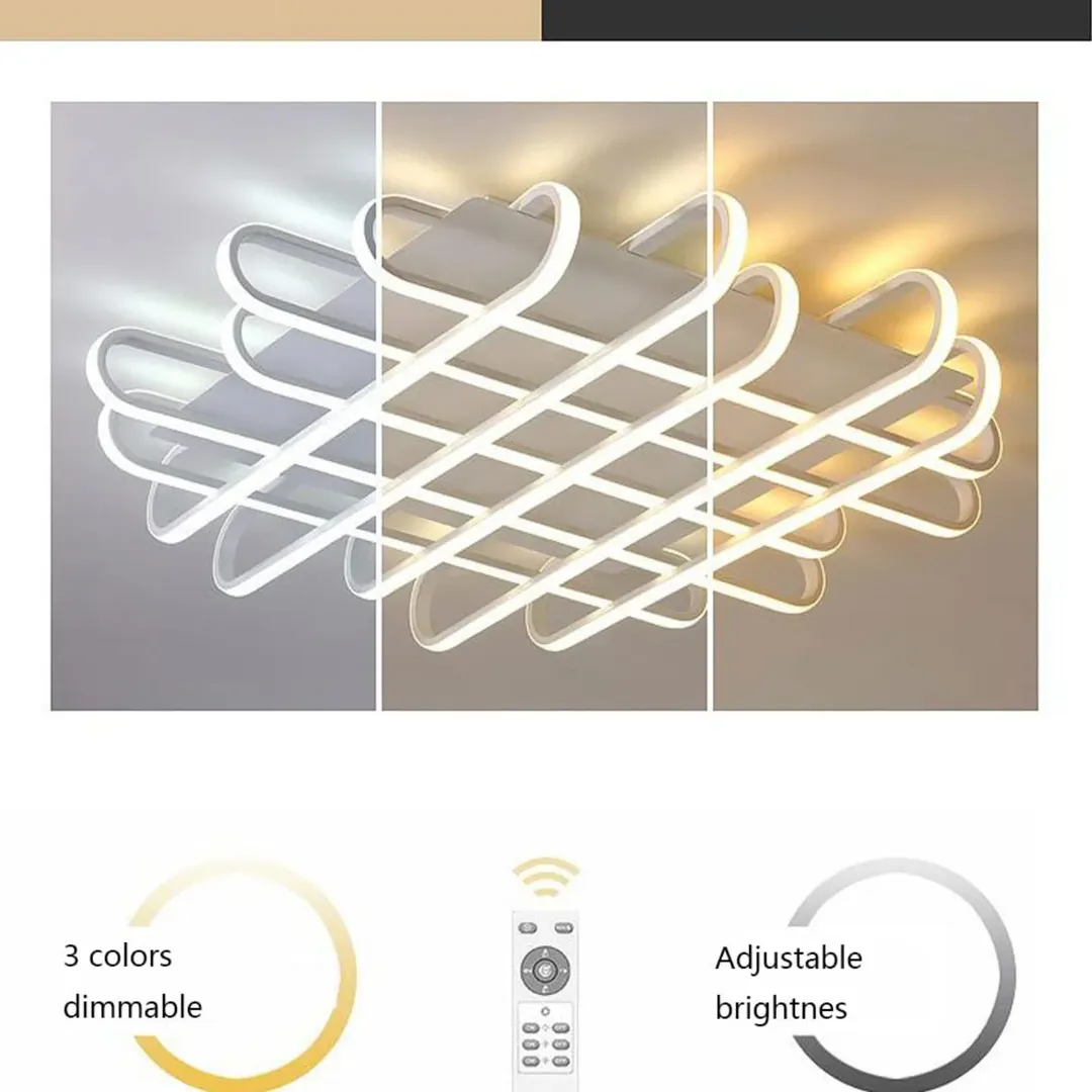 Golden Glow: Modern Acrylic LED Lamp