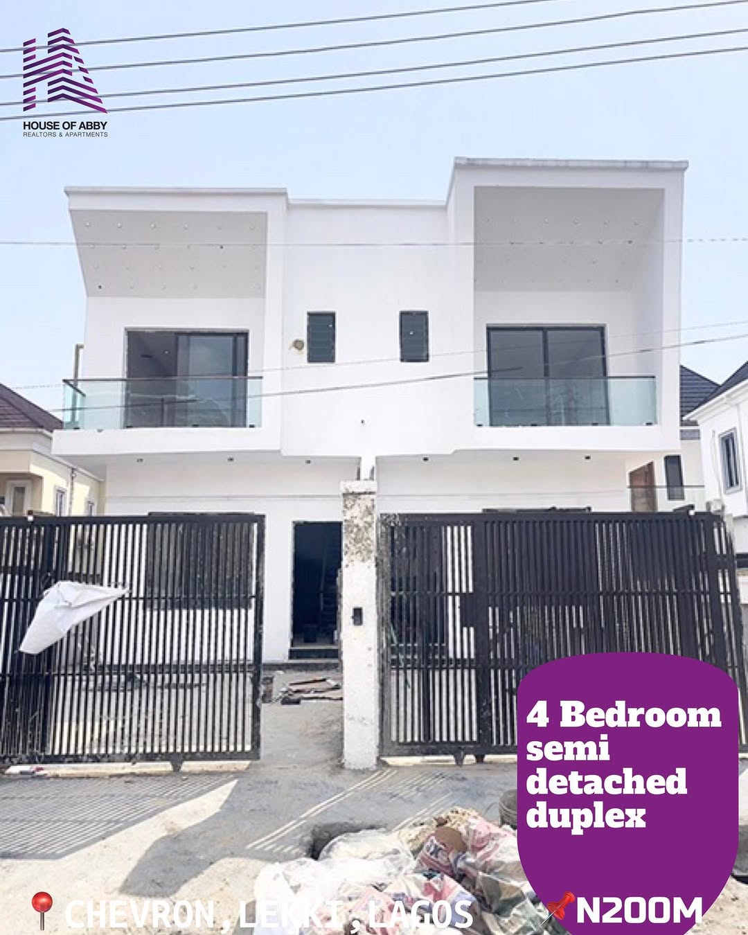 Stunning 4-Bed Duplex with Solar Power in Prime Chevron