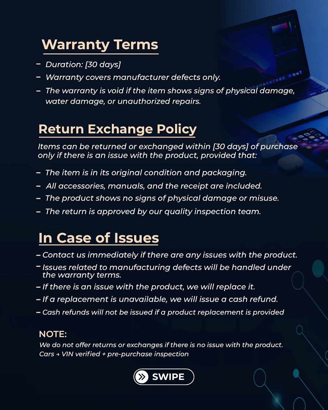 Warranty on Every Gadget! Shop Confidently.