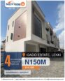 Luxury 4-Bed Terrace in Idado Estate, Lekki