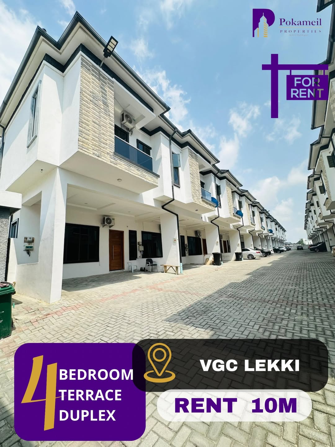 Luxury 4-Bed Terrace Duplex in VGC, Lekki