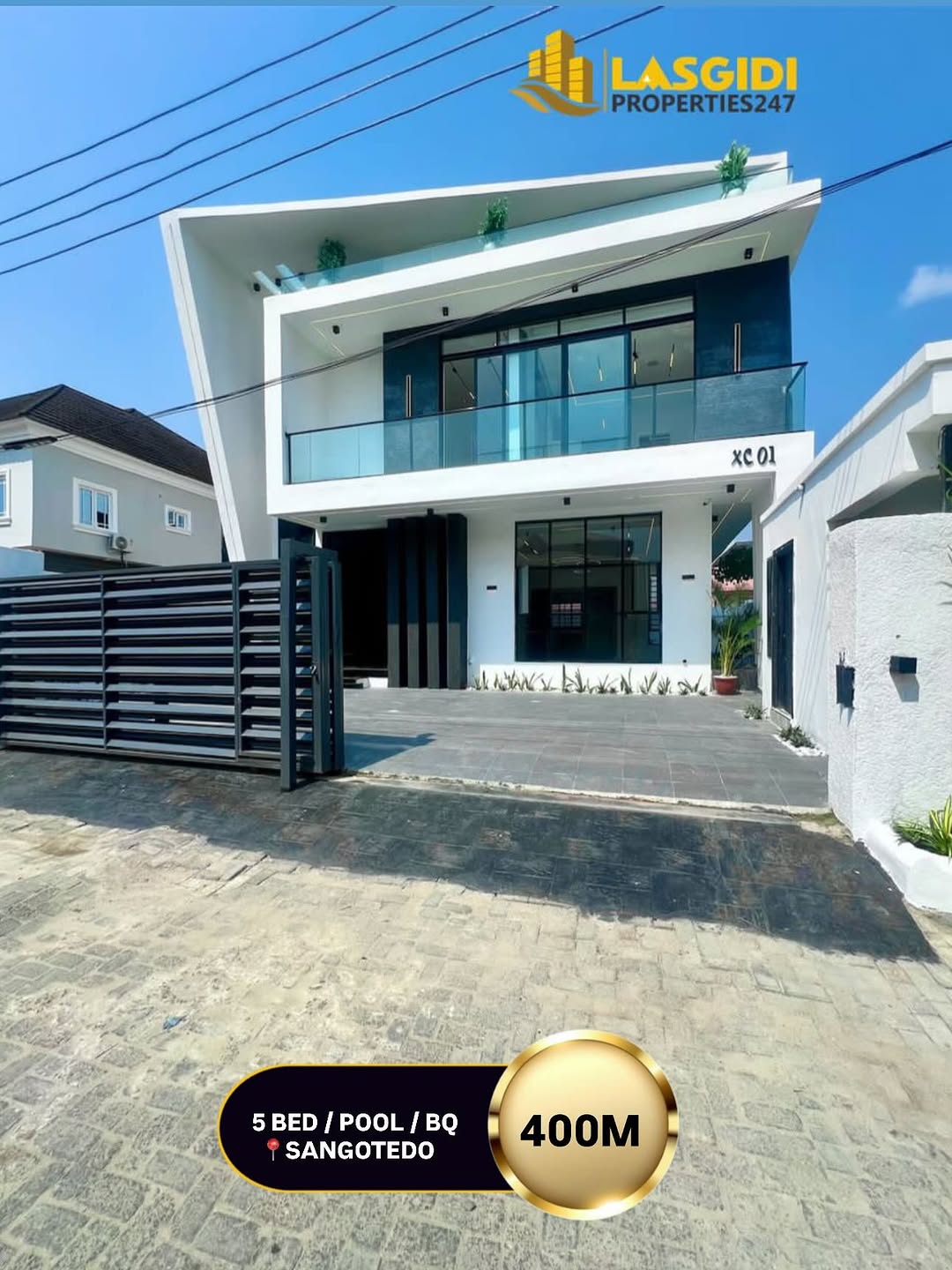 5-Bed Haven with Pool & BQ in Serene Sangotedo