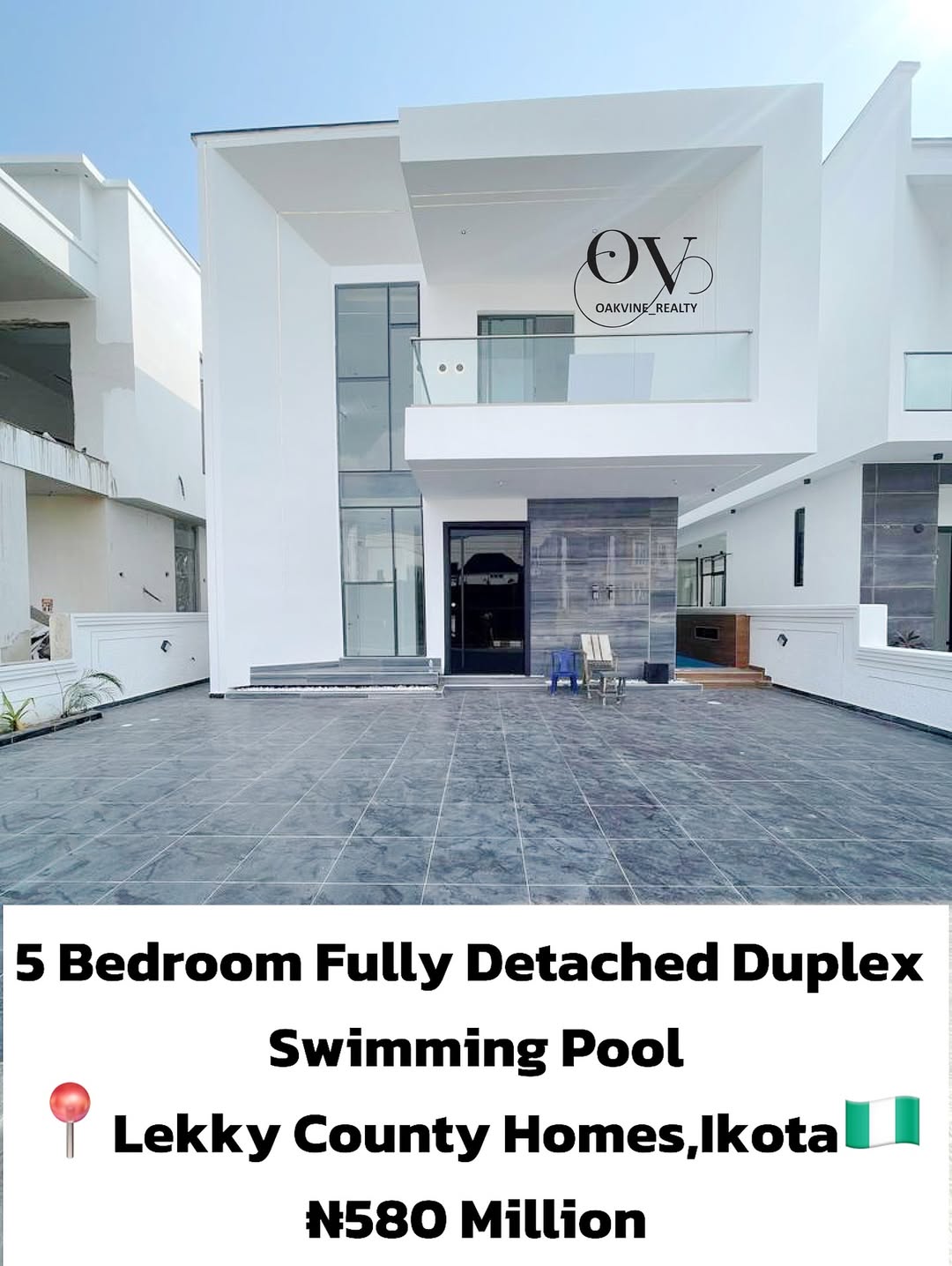 Grand 5-Bed Duplex with Resort-Style Pool in Lekki