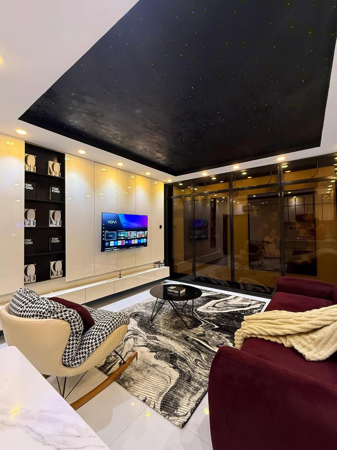 Indulge in Your Private Cinema & Red Room Retreat