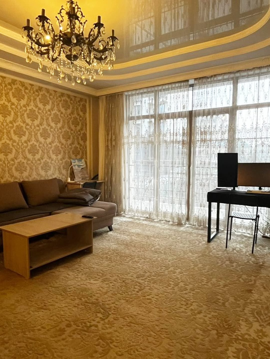 Heart of Bishkek: Secure 2BR with Playground & Guard