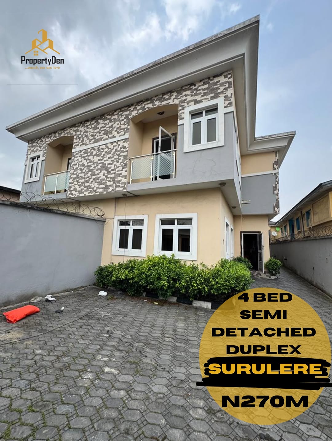 Spacious 4-Bedroom Duplex with BQ in Prime Surulere