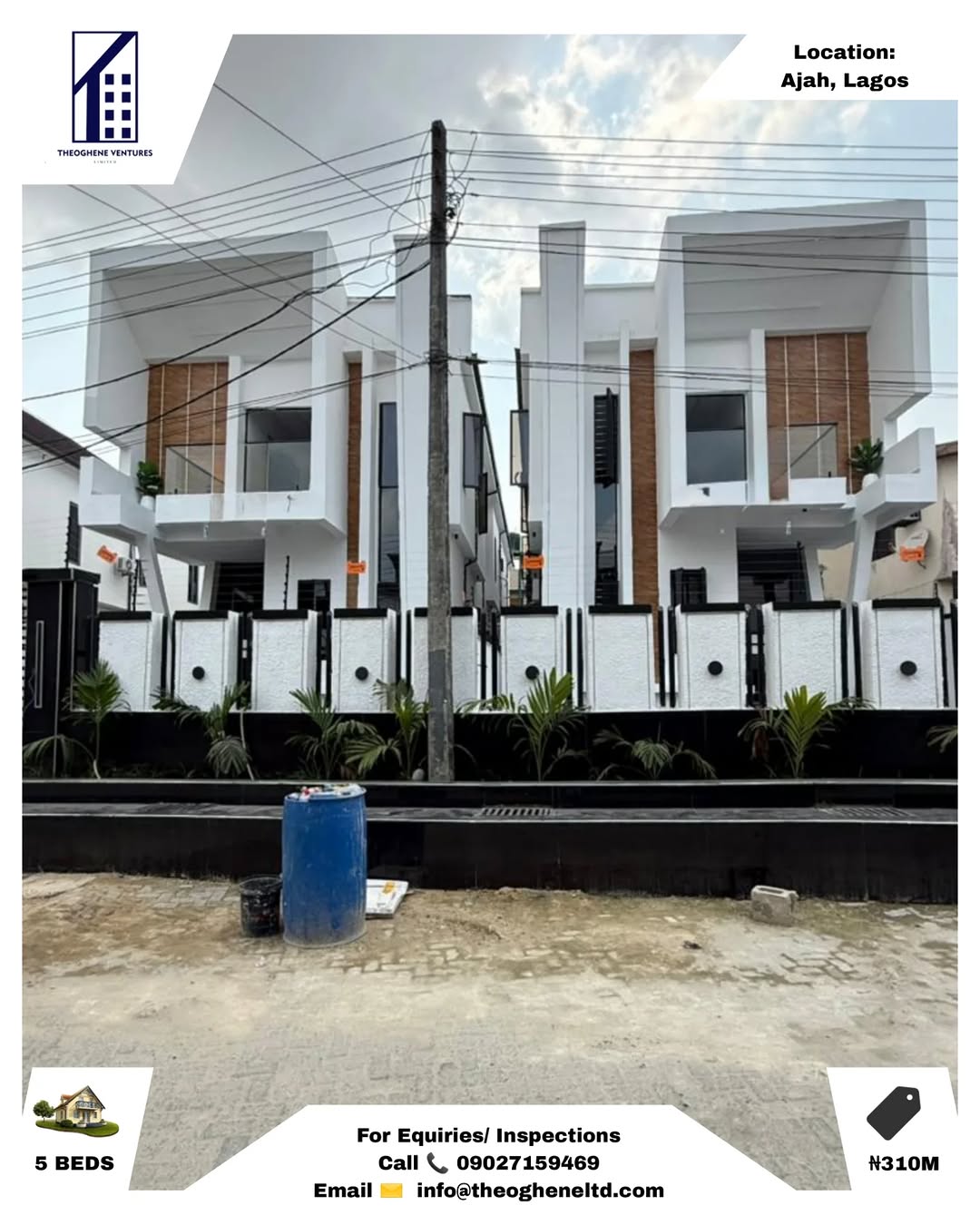 Exquisite 5-Bed Duplex in Ajah’s Premier Estate