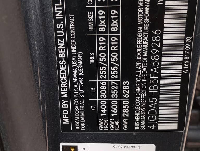 Own a 2015 Mercedes ML350 for ₦29.5M