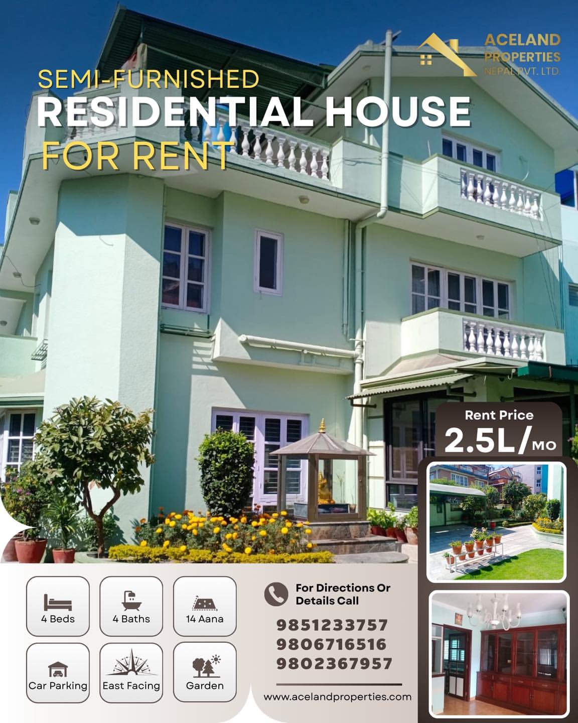 Spacious Maharajgunj Family Home with Garden