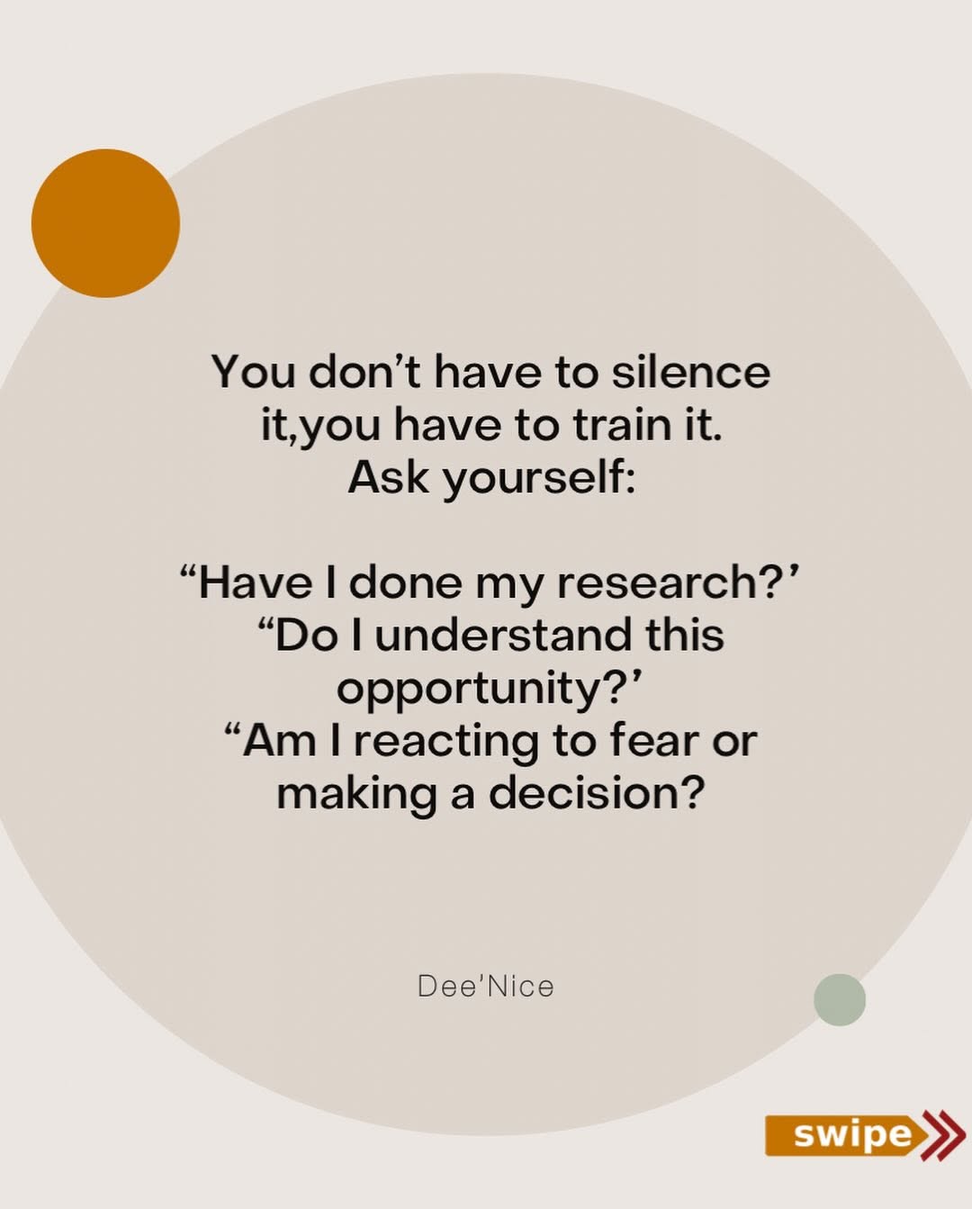 Own Your Dream Home, Silence the Doubts