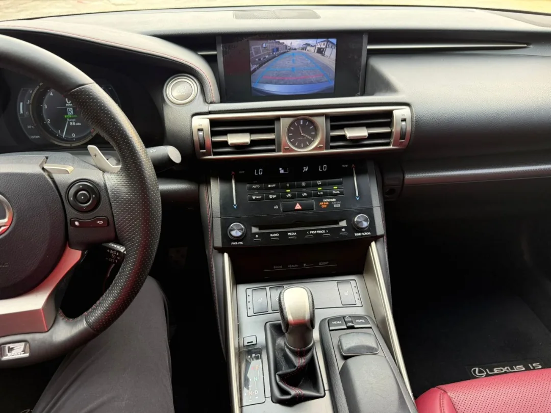Red Leather Lexus IS250 F-Sport: Lagos Ready