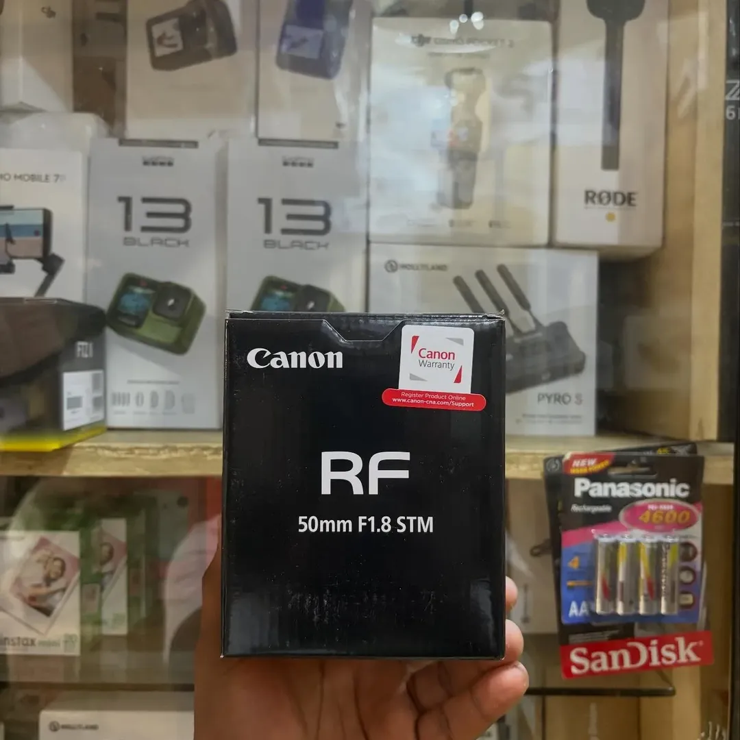Brand New Canon RF 50mm F/1.8 Lens – N150,000