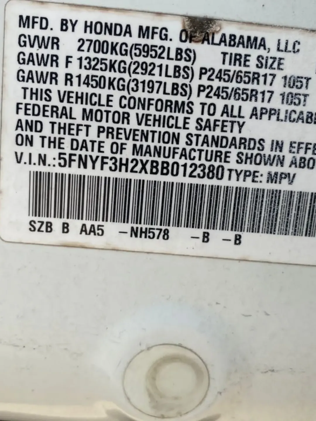 2010 Honda Pilot: Accident-Free & Ready for Lagos