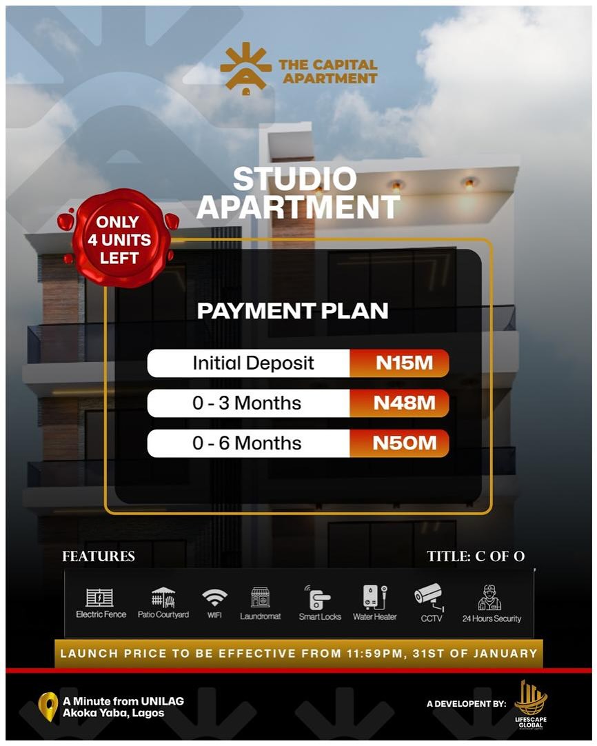 UNILAG Gateway to Wealth: Prime Investment with C of O