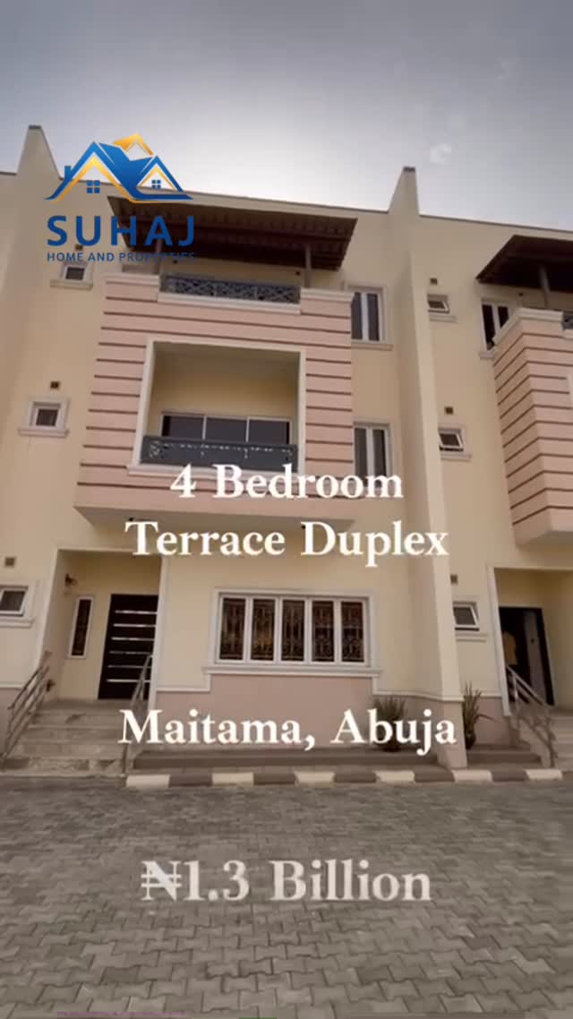 Exclusive Maitama Haven: 4-Bed Terrace Duplex