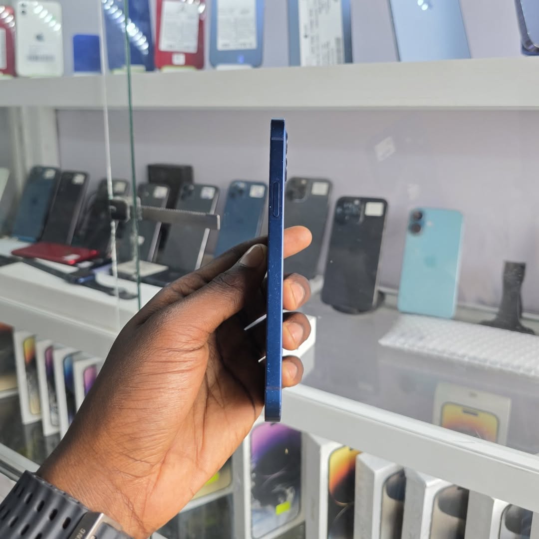 Stunning Blue iPhone 12 | 128GB, 88% Battery, Free Pouch & Guard!