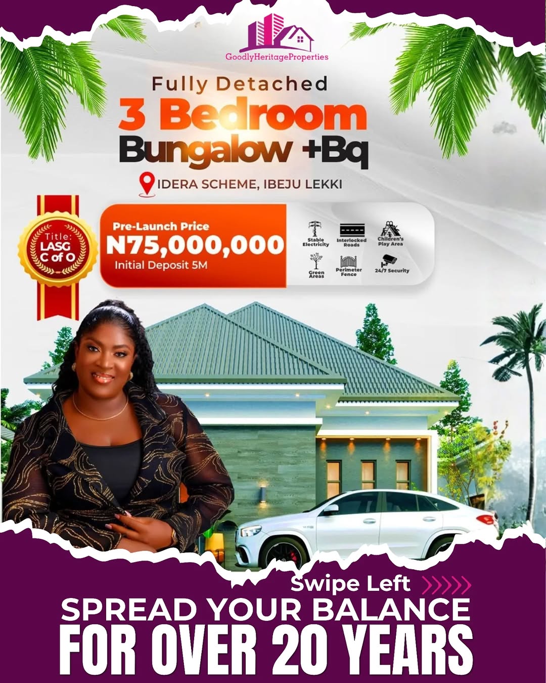 Own Your Dream Bungalow with 20-Year Payment Plan