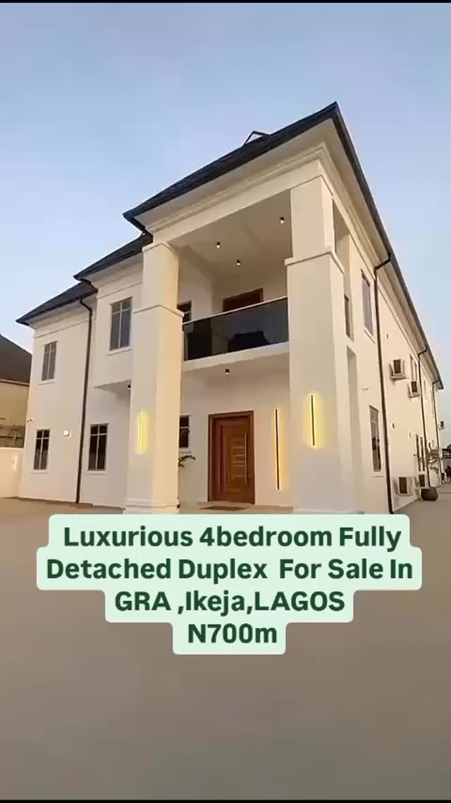 Luxury 4BR Duplex in GRA Ikeja with Pool