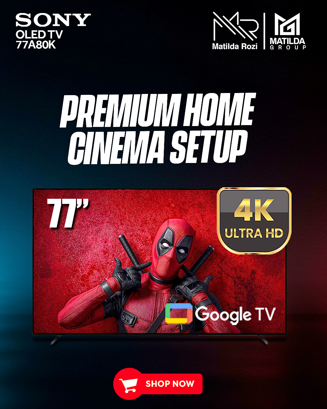 Sony OLED 77A80K: Your Home Cinema Masterpiece