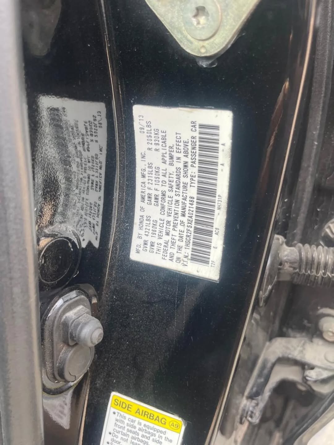 Flawless 2013 Honda Accord: Perfect AC, Body & Legs