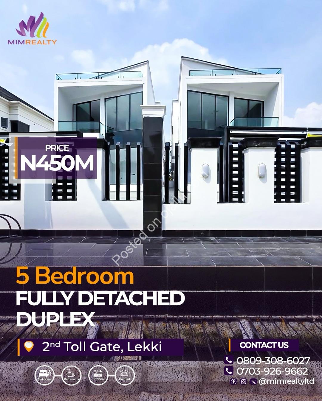 Lekki’s Ultimate 5-Bedroom Estate Masterpiece