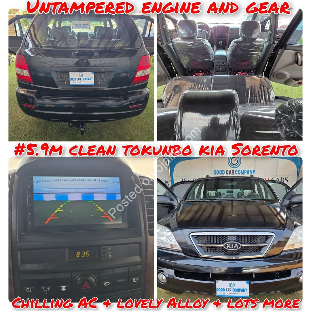 Untampered V6 Kia Sorento – ₦5.9M