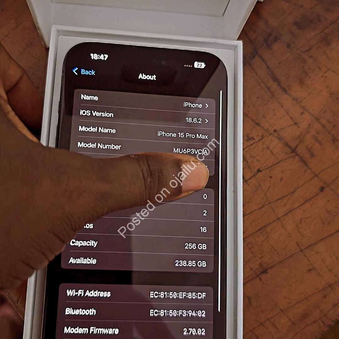 Unlock Her Joy: 256GB iPhone 15 Pro Max, 86% Battery, Premium & Ready